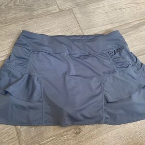 Slate Athleta Tennis Skort With Ball Holder Med